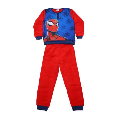 Winter children's pajamas - Coral - Spiderman - red - 128