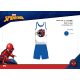 Spiderman letné detské pyžamo bez rukávov - bavlnené pyžamo - stredne modré - 104