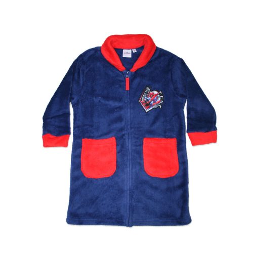 Children's warm robe - Coral - Spiderman - dark blue - 104