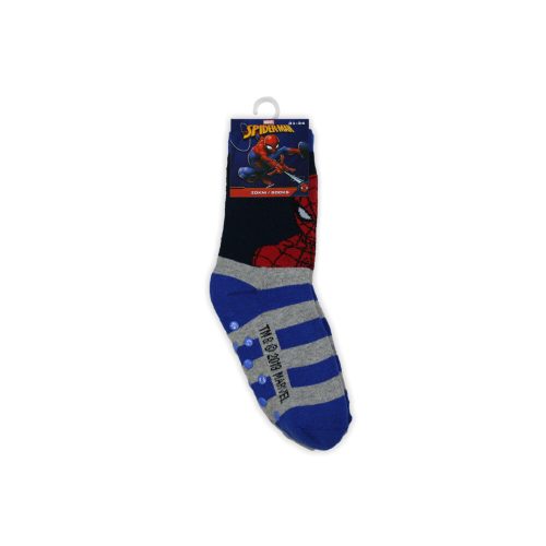 Calzini antiscivolo per bambini - Spiderman - peluche - blu scuro-blu medio - 31-34