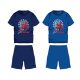 Spiderman-Baumwoll-Sommer-Ensemble – Set aus T-Shirt und Shorts