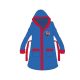 Accappatoio in cotone con cappuccio Spiderman per bambini - blu medio - 110-116