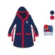 Spiderman hooded cotton robe for children - dark blue - 98-104