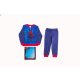 Thick cotton children's pajamas - Spiderman - dark blue-blue - 98