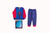 Thick cotton children's pajamas - Spiderman - dark blue-red - 98