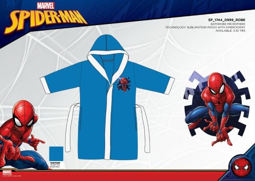 Accappatoio di Spider-Man - Blu