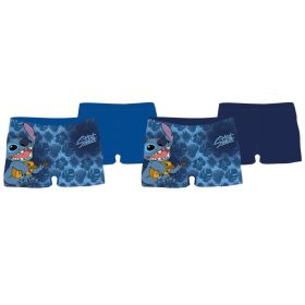 Stitch kisfiú fürdő boxer - középkék - 110