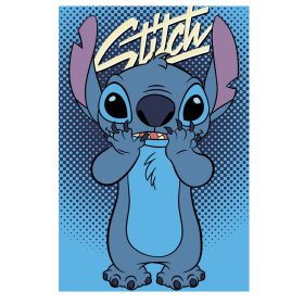 Disney Stitch polár takaró - 100 x 150 cm - kék