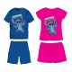 Completo estivo in cotone Disney Stitch - set maglietta-pantaloncini - blu medio - 128