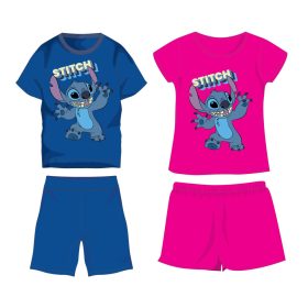   Disney Stitch pamut nyári együttes - póló-rövidnadrág szett 