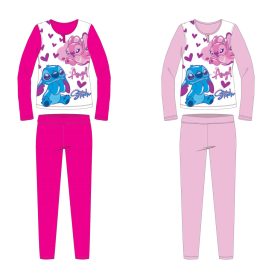   Disney Stitch jersey pamut pizsama - világosrózsaszín - 116