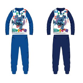 Disney Stitch jersey pamut pizsama - sötétkék - 98