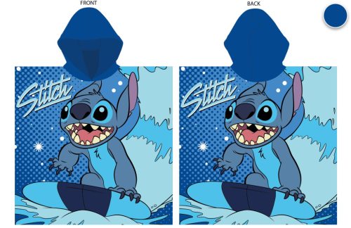 Disney Stitch 55x110 cm fast -drying poncho