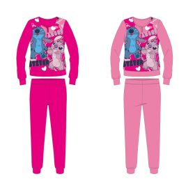 Disney Stitch pamut flanel gyerek pizsama 