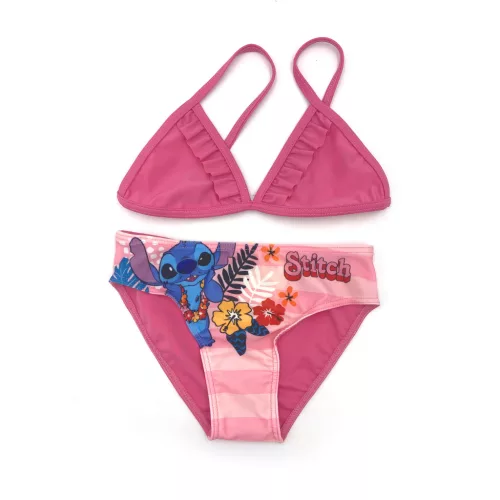 Disney Stitch 3 részes strand szett (tornazsák+úszószemüveg+bikini fürdőruha szett) 3-4 éves korig