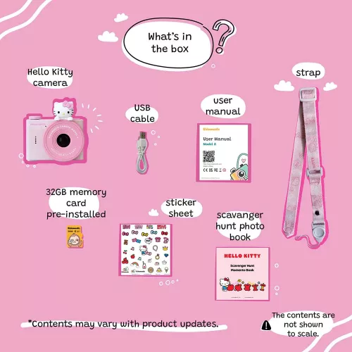 Kiimento Hello Kitty Model Die Digitalkamera für Kinder