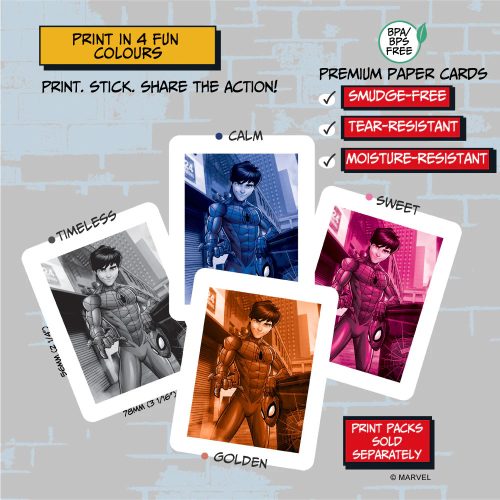 Aparat foto digital Kiimento Spiderman Model P2 pentru copii cu functie de imprimanta