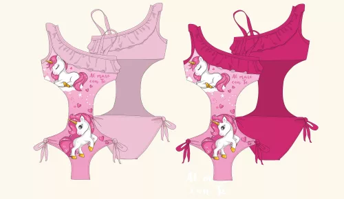 Trikini Jednorožec (3-8 rokov)