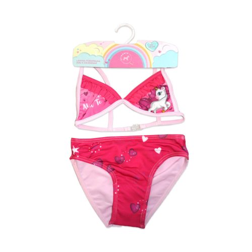 Costume da bagno in due pezzi unicorno per ragazze - rosa chiaro - 122
