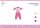 Téli pamut interlock baba pizsama - Unikornis - rózsaszín - 80