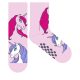 Unicorn non-slip thermal plush regular socks for children