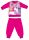 Unikornis téli vastag baba pizsama - pamut flanel pizsama - pink - 92