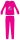 Unikornis téli pamut gyerek pizsama - interlock pizsama - pink - 104