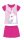 Unikornis nyári rövid ujjú gyerek pizsama - pamut jersey pizsama - pink - 110
