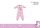Unikornis baba pizsama - jersey pamut pizsama - világosrózsaszín - 86