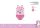 Unikornis baba egyrészes fürdőruha kislányoknak - rózsaszín - 86