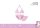 Unikornis kétrészes fürdőruha kislányoknak - bikini háromszög felsőrésszel - világosrózsaszín -