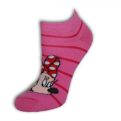 Dětské bavlněné tajné ponožky - Minnie Mouse - 31-34 - růžové