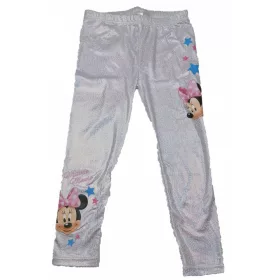 Minnie ezüst-színjátszós leggings