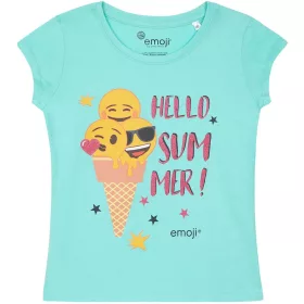 Emoji türkiz felső