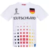Deutschland fehér póló
