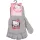 Hello Kitty szürke visszahajtható kesztyű