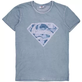 Superman férfi kék póló