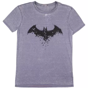 Batman férfi kék batikolt póló