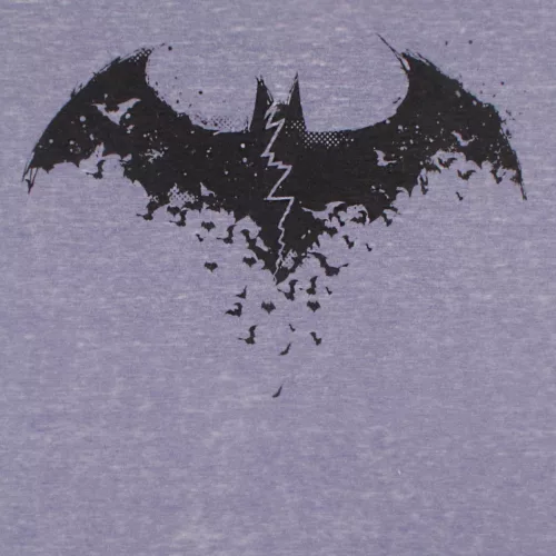 Batman férfi kék batikolt póló