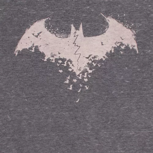 Batman férfi szürke batikolt póló