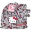 Hello Kitty mintás szürke sapka