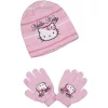 Hello Kitty rózsaszín sapka szett