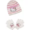Hello Kitty törtfehér sapka szett