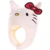 Hello Kitty törtfehér polár sapka