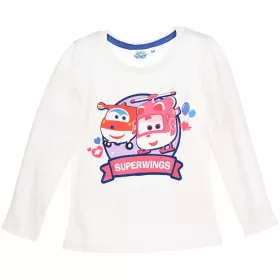 Super Wings törtfehér felső