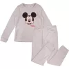 Mickey férfi szürke polár pizsama