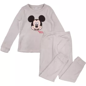Mickey férfi szürke polár pizsama