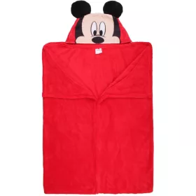 Mickey piros polár fürdőponcsó