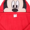 Mickey piros polár fürdőponcsó