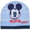 Mickey világoskék sapka-kesztyű szett